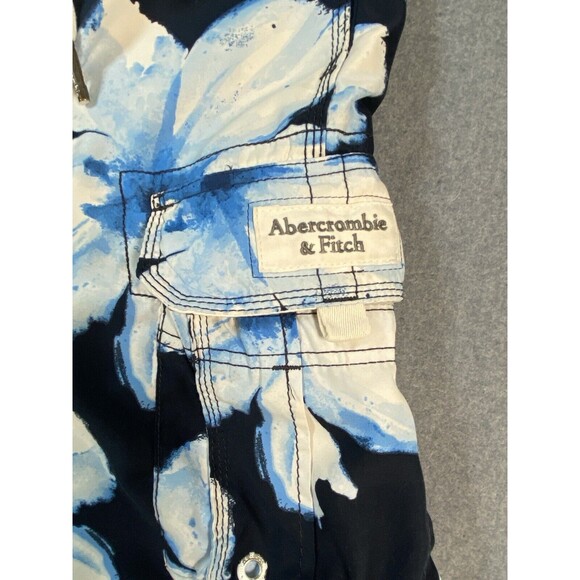 Vintage Abercrombie & Fitch Mens Board Shorts Swim Trunks Size Small - Picture 2 of 14